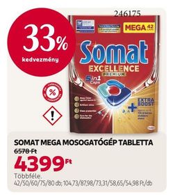 SOMAT MEGA MOSOGATÓGÉP TABLETTA – Rossmann