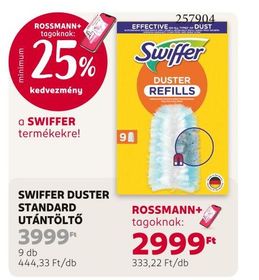 SWIFFER DUSTER STANDARD UTÁNTÖLTŐ – Rossmann