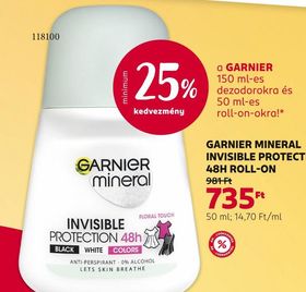 Garnier GARNIER MINERAL INVISIBLE PROTECTION 48H ROLL-ON – Rossmann