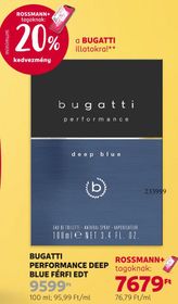 Bugatti BUGATTI PERFORMANCE DEEP BLUE FÉRFI EDT – Rossmann