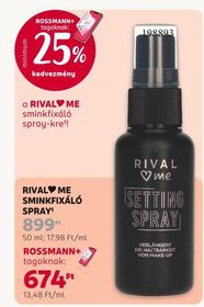 RIVAL LOVES ME SMINKFIXÁLÓ SPRAY – Rossmann