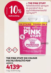 THE PINK STUFF OXI COLOUR FOLTELTÁVOLÍTÓ POR – Rossmann