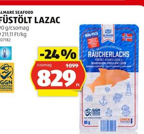 ALMARE SEAFOOD FÜSTÖLT LAZAC – Aldi