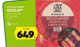 ASIA GREEN GARDEN RIZSLAP* – Aldi