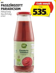 BIO PASSZÍROZOTT PARADICSOM – Aldi