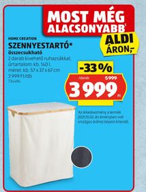 HOME CREATION SZENNYESTARTÓ* – Aldi