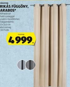 HOME CREATION KARIKÁS FÜGGÖNY, 2 DARABOS* – Aldi