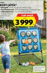 CRANE KERTI JÁTÉK* – Aldi