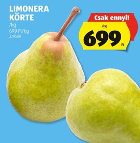 LIMONERA KÖRTE – Aldi