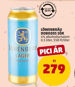 LÖWENBRÄU DOBOZOS SÖR – Penny