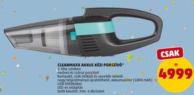 CLEANMAXX AKKUS KÉZI PORSZÍVÓ – Penny