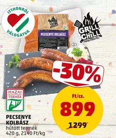 GRILL & CHILL PECSENYE KOLBÁSZ – Penny