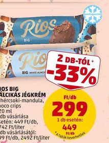 Rios RIOS BIG PÁLCIKÁS JÉGKRÉM – Penny