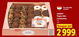SONDEY Vegyes édes teasütemény – Lidl