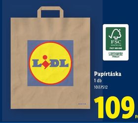 Papírtáska – Lidl