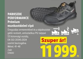 PARKSIDE PERFORMANCE Prémium munkavédelmi cipő – Lidl