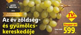 Fehér szőlő – Lidl