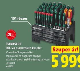 PARKSIDE Bit- és csavarhúzó készlet – Lidl