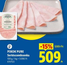 PIKOK PURE Sertéscombsonka – Lidl