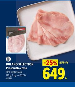 DULANO SELECTION Prosciutto cotto – Lidl
