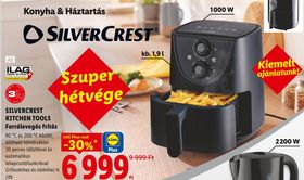 SILVERCREST KITCHEN TOOLS Forrólevegős fritőz – Lidl