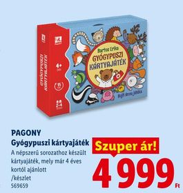 PAGONY Gyógypuszi kártyajáték – Lidl