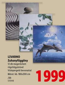 LIVARNO Zuhanyfüggöny – Lidl