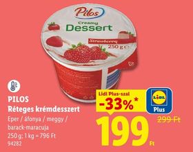 PILOS Réteges krémdesszert – Lidl