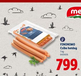 FINONIMO Csibe hotdog – Lidl