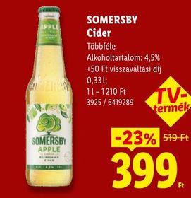 SOMERSBY Cider – Lidl