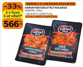 SARUD HÚS SZELETELT KOLBÁSZ – Auchan