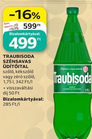 Traubisoda TRAUBISODA SZÉNSAVAS ÜDÍTŐITAL – Auchan
