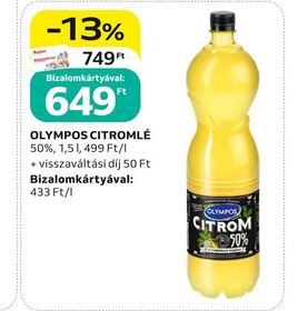 Olympos OLYMPOS CITROMLÉ – Auchan