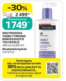 Neutrogena NEUTROGENA VISIBLY FIRMING BŐRFESZESÍTŐ TESTÁPOLÓ – Auchan