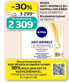 Nivea NIVEA ANTI-WRINKLE 55+ NAPPALI ARCKRÉM – Auchan
