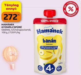 Hamánek HAMÁNEK GYÜMÖLCSPÜRÉ – Auchan
