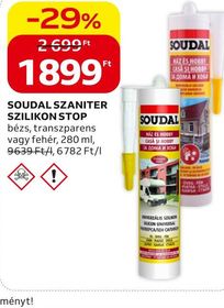 SOUDAL SZANITER SZILIKON STOP – Auchan