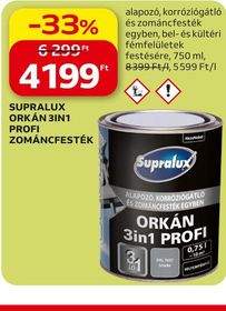 SUPRALUX ORKÁN 3IN1 PROFI ZOMÁNCFESTÉK – Auchan