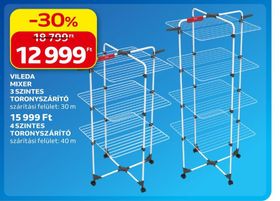 Vileda VILEDA MIXER 3 SZINTES TORONYSZÁRÍTÓ – Auchan