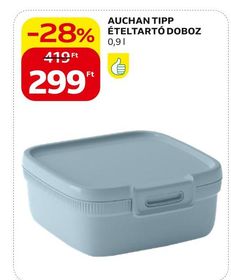 AUCHAN TIPP ÉTELTARTÓ DOBOZ – Auchan