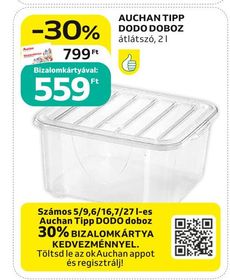 AUCHAN TIPP DODO DOBOZ – Auchan