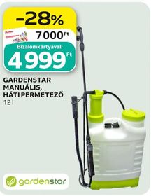 GARDENSTAR MANUÁLIS, HÁTI PERMETEZŐ – Auchan