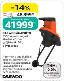 DAEWOO ÁGAPRÍTÓ – Auchan