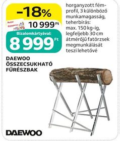 DAEWOO ÖSSZECSUKHATÓ FŰRÉSZBAK – Auchan