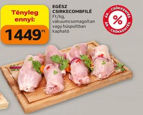 EGÉSZ CSIRKECOMBFILÉ – Auchan