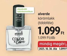 alverde körömlakk (többféle) – dm