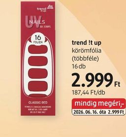 trend !t up körömfólia (többféle) – dm