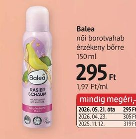 Balea női borotvahab érzékeny bőrre – dm