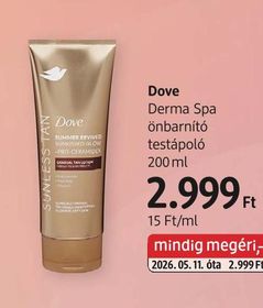 Dove Derma Spa önbarnító testápoló – dm