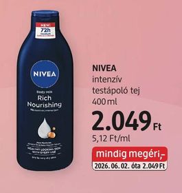 NIVEA intenzív testápoló tej – dm